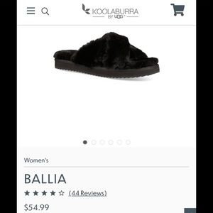 Kookaburra by ugg faux fur slippers